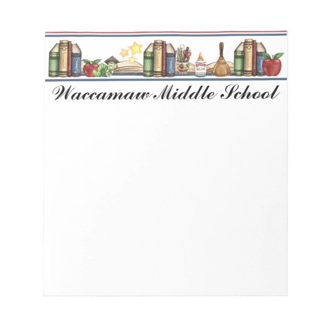 School Note Pad (Front)