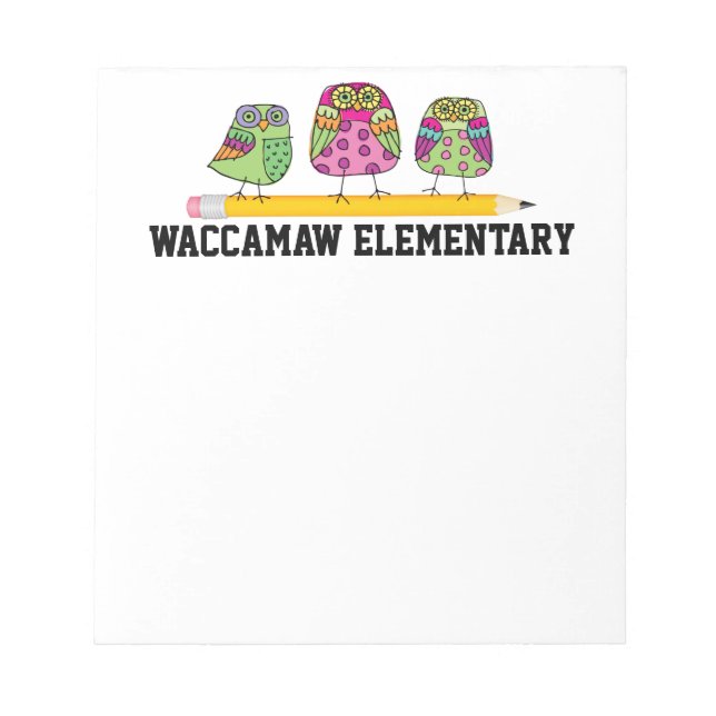 School Note Pad - SRF (Front)