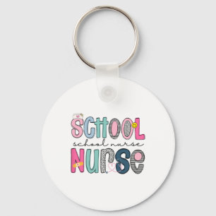 School Nurse Appreciation Day For Best Nurses Back Key Ring