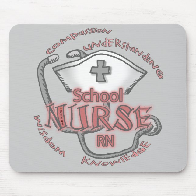 School Nurse Axiom Mouse Mat (Front)