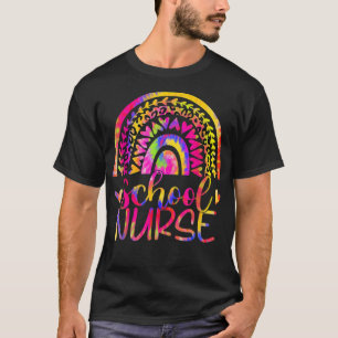 School Nurse Back To School Teacher Nursing Rainbo T-Shirt
