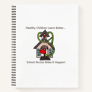 School Nurse daily journal, calendar, notebook etc