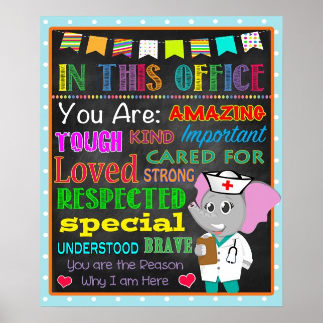 School Nurse Decor, Paediatrics Nurse Decor (Front)