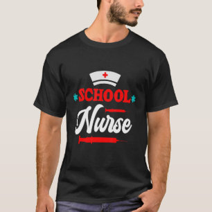School Nurse First Day of School Needle Injection T-Shirt
