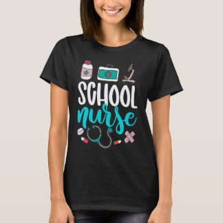 School Nurse First Day Of School Student Nurse Nur T-Shirt