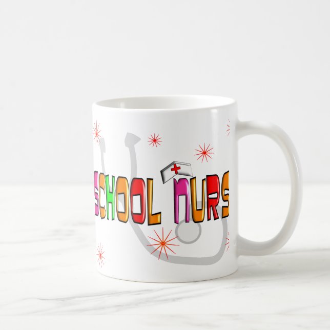 School Nurse Gifts & T-Shirts Coffee Mug (Right)