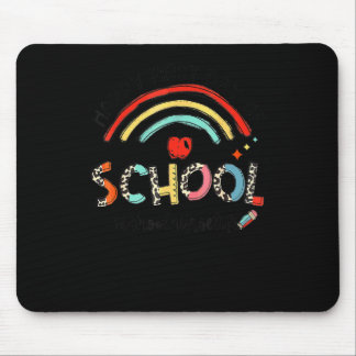 School Nurse Life Happy First Day Of School Leopar Mouse Mat
