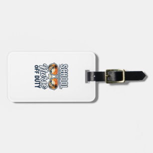 School Nurse Off Duty Vintage Sunglasses Shirt_1 Luggage Tag