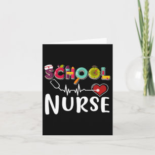School Nurse Registered Nurse Nursing Ck To School Card