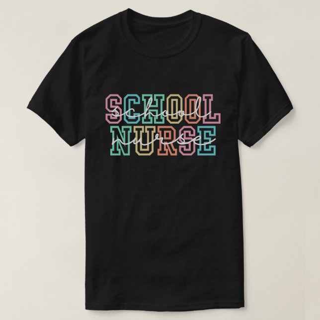  School Nurse Shirt, Back To School Shirts, School T-Shirt (Design Front)
