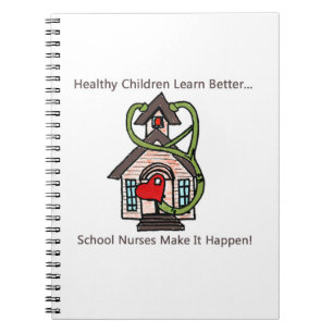 School Nurse spiral notebook. Notebook