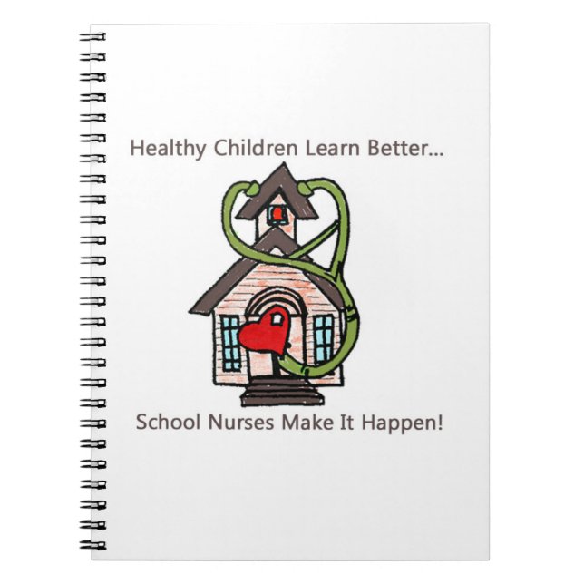 School Nurse spiral notebook. Notebook (Front)