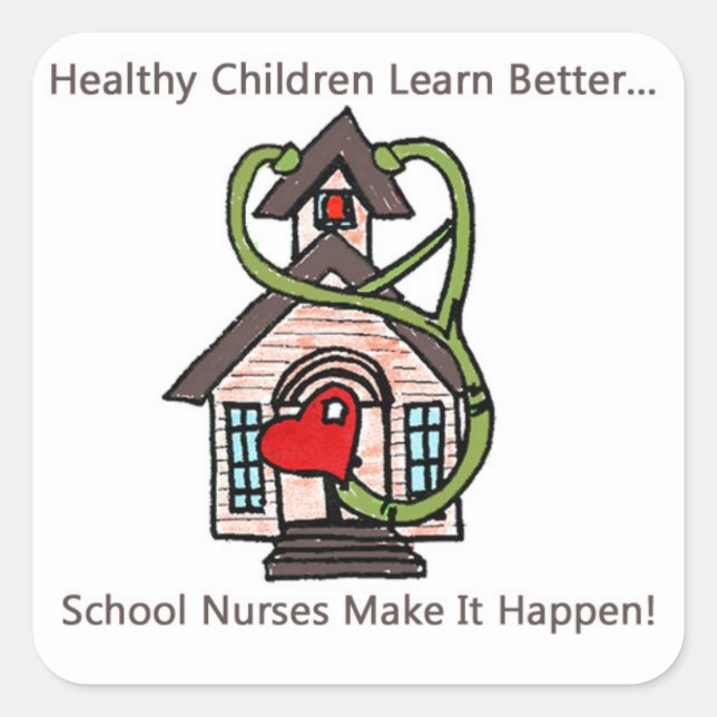 school nurse stickers (Front)