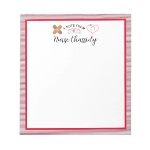 School Nurse Trio Notepad