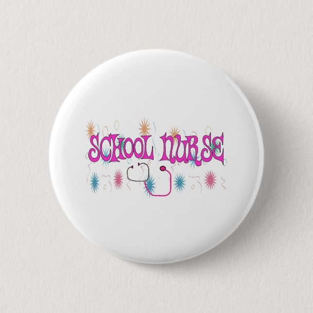 SCHOOL NURSE Unique Gifts Items 6 Cm Round Badge (Front)