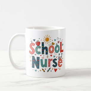 School Nurse Whimsical – Personalised Name Coffee Mug