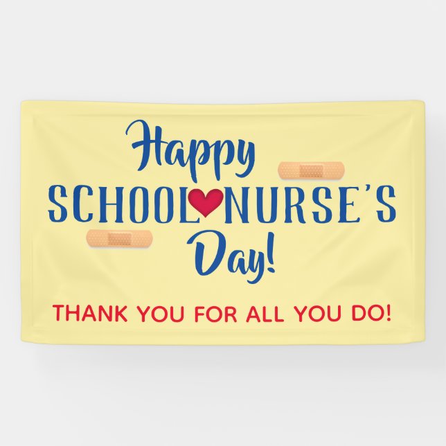 School Nurse's Day Banner (Horizontal)