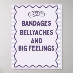School Nurse's Office Supportive Trendy Poster