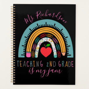 School Objects Rainbow Teaching is my Jam Planner