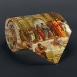 School of Athens by Raphael Tie<br><div class="desc">Raphael's famous work depicting Plato, Aristotle, and many other famous Greeks!</div>