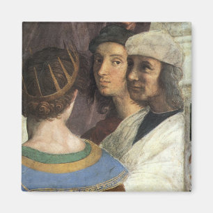 School of Athens by Raphael, Vintage Renaissance Magnet