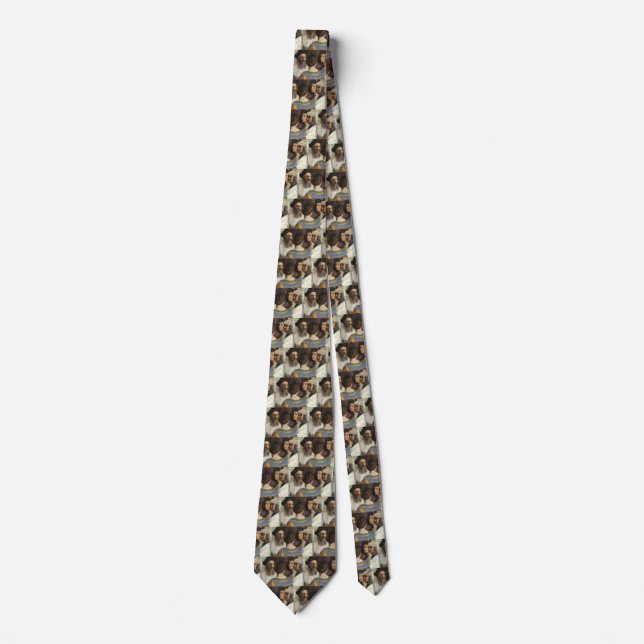 School of Athens by Raphael, Vintage Renaissance Tie (Front)