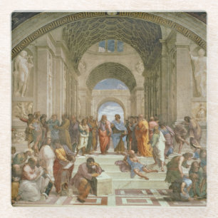 School of Athens, from the Stanza della Glass Coaster