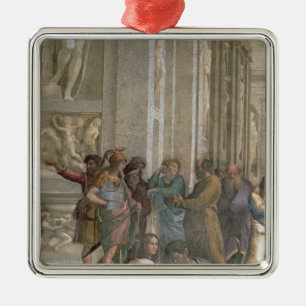 School of Athens, from the Stanza della Metal Tree Decoration