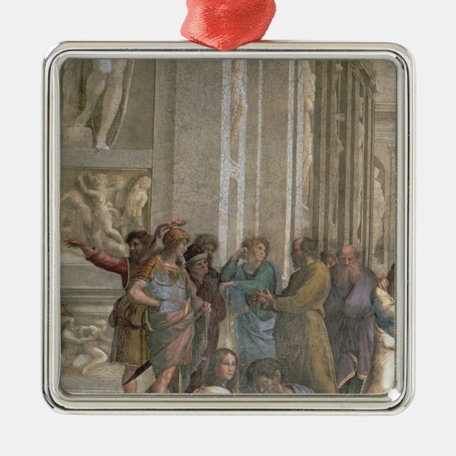 School of Athens, from the Stanza della Metal Tree Decoration (Front)