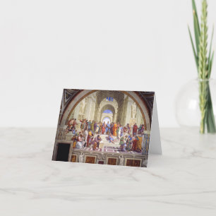 School of Athens, from the Stanza della Segnatura Thank You Card