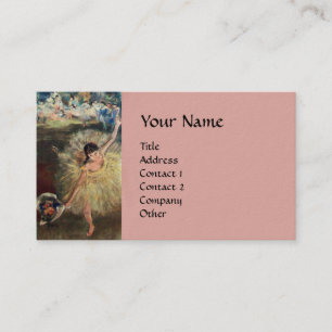 SCHOOL OF DANCE / BALLERINA BALLET DANCER BUSINESS CARD