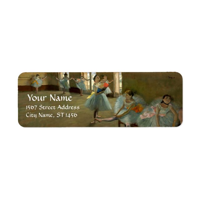 SCHOOL OF DANCE /BALLERINA BALLET DANCER IN BLUE (Front)