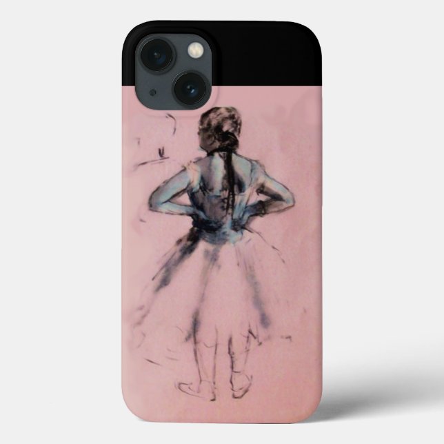 SCHOOL OF DANCE /BALLERINA  BALLET DANCER MONOGRAM Case-Mate iPhone CASE (Back)