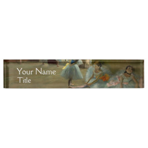 SCHOOL OF DANCE /BALLERINA  BALLET DANCERS NAMEPLATE