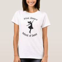 School of Dance Dancer Silhouette Customisable