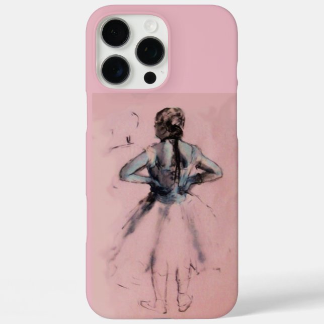 SCHOOL OF DANCE /PINK BALLERINA  BALLET DANCER Case-Mate iPhone CASE (Back)