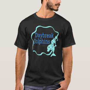 School Of Dolphins Daybreak Elementary Ut Spirit W T-Shirt