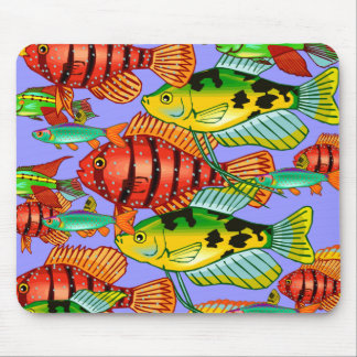 SCHOOL OF FISH MOUSE MAT