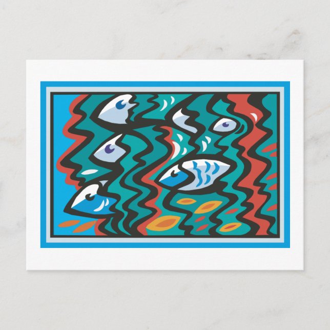 School of Fish Postcard (Front)