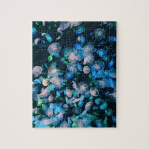 School of Jellyfish, Glow in the Dark Jigsaw Puzzle