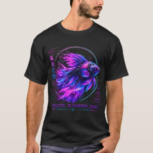 School of Neon Tetra Fish - Digital Painting by RE T-Shirt