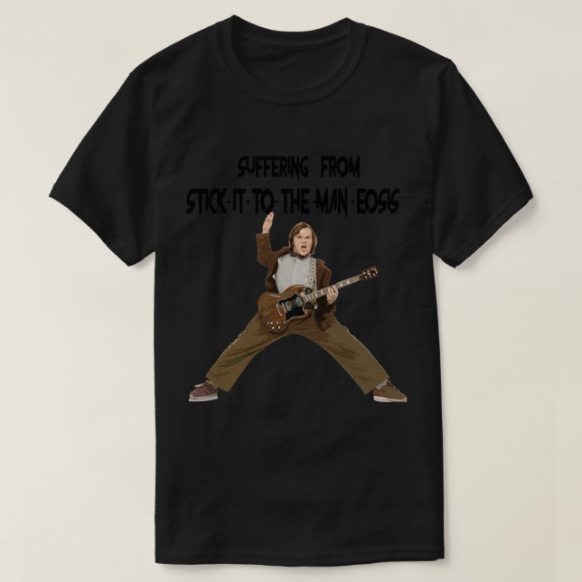 SCHOOL OF ROCK JACK BLACK .   T-Shirt (Design Front)