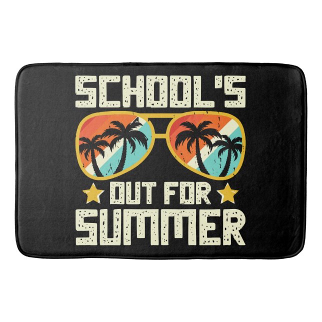 School Out For Summer Bath Mat (Front)