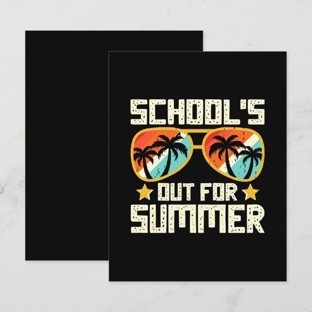 School Out For Summer Card (Front/Back)