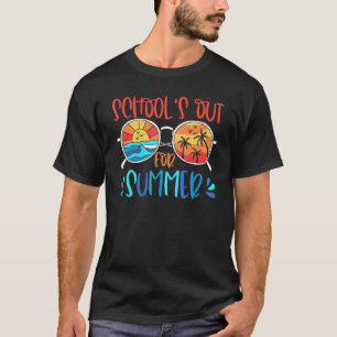 School Out For Summer Glasses Beach Vibes Last Day T-Shirt