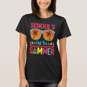 School Out For Summer Happy Last Day Of School Tea T-Shirt