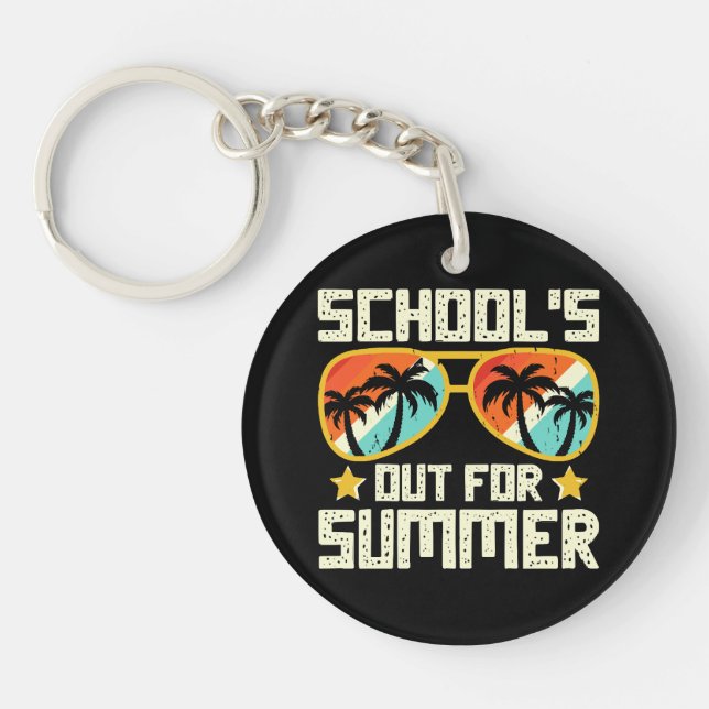 School Out For Summer Key Ring (Front)