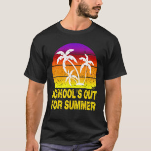 School Out For Summer Sun Vintage for Boy Girls T-Shirt