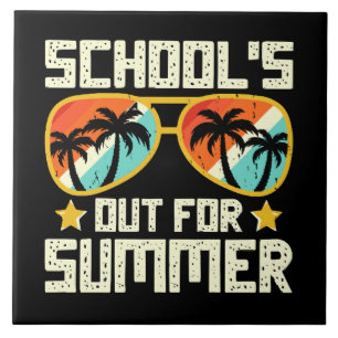 School Out For Summer Tile