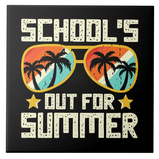 School Out For Summer Tile (Front)